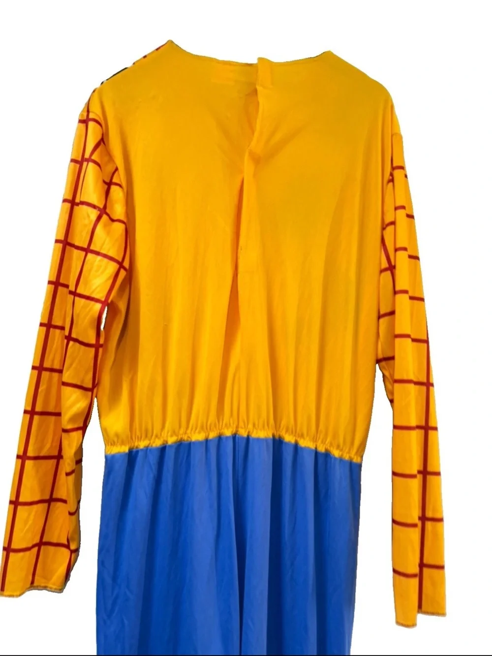 Disney Pixar Toy Story Woody Costume Adult Jumpsuit Cowboy Cosplay Men’s Sz XL